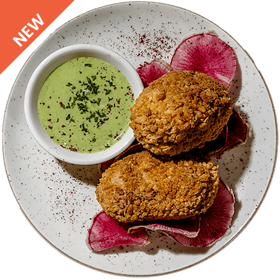 Crispy Salmon Cakes with Tarragon Sauce