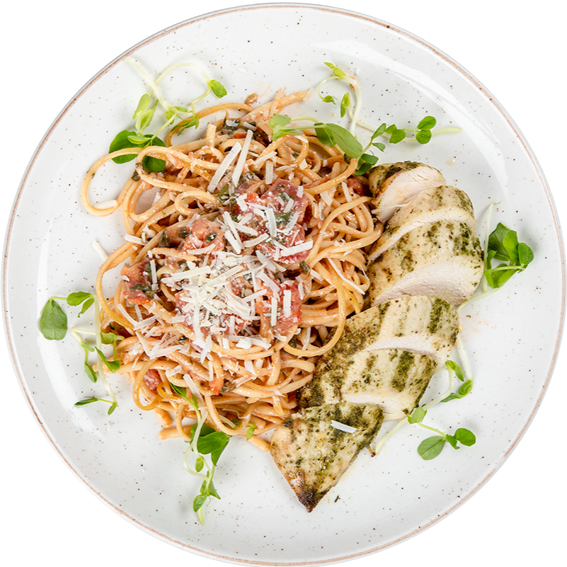 Gourmet - Chicken Linguine w/ Spinach Rose Sauce