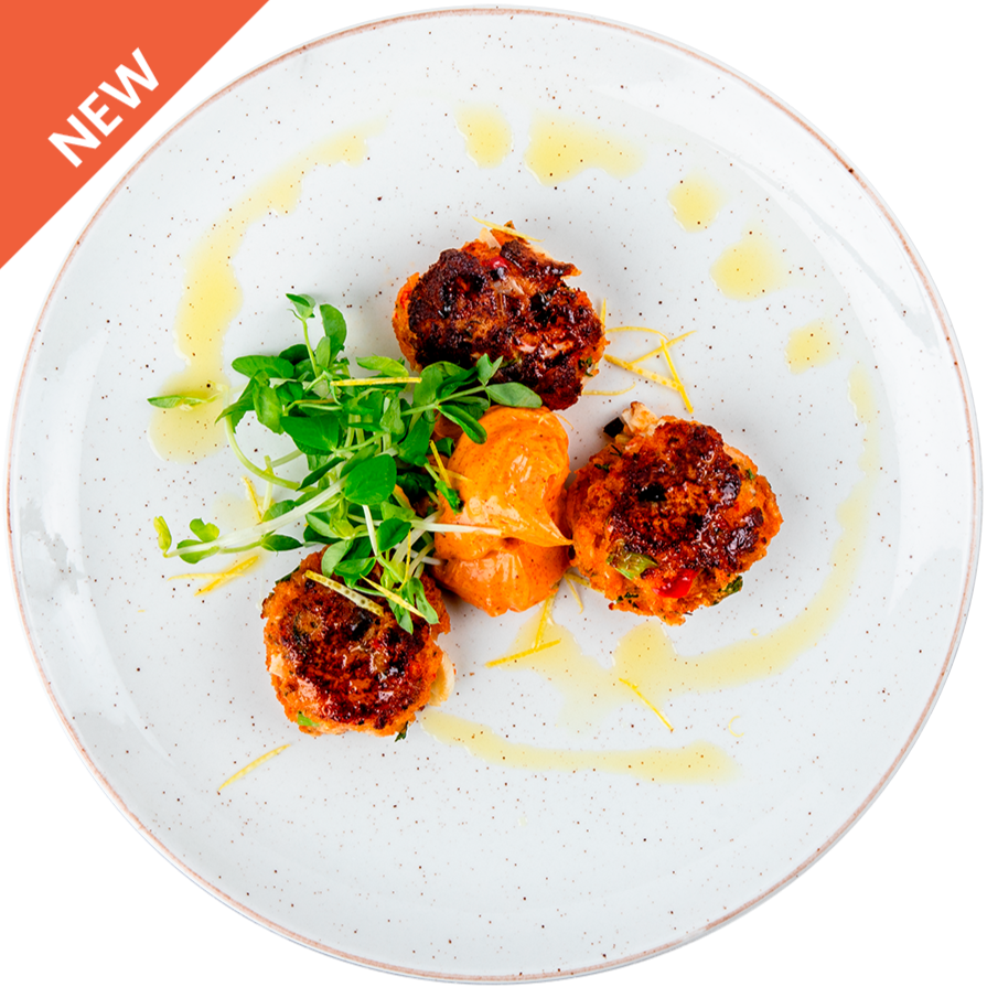 Lobster Cakes with Lime & Cilantro Aioli