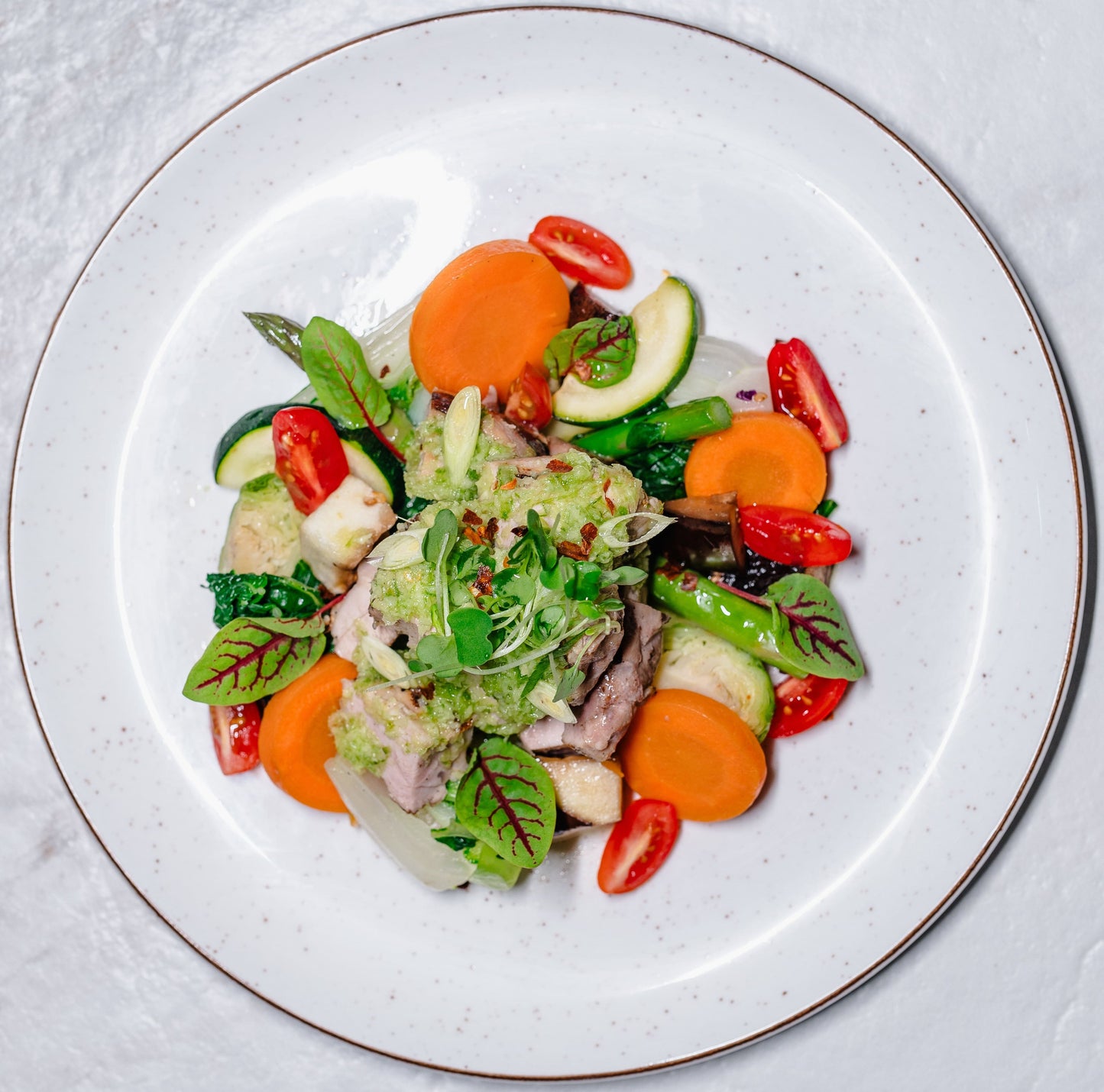 Keto - Chili Lemongrass Chicken w/ Sesame Ginger Scallion Sauce