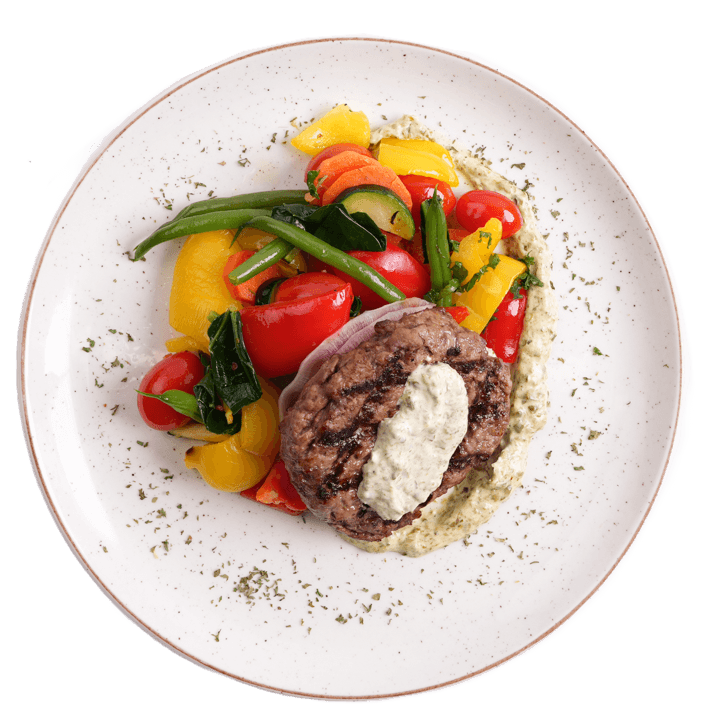 Weight Loss - Hamburger with Gribiche Sauce