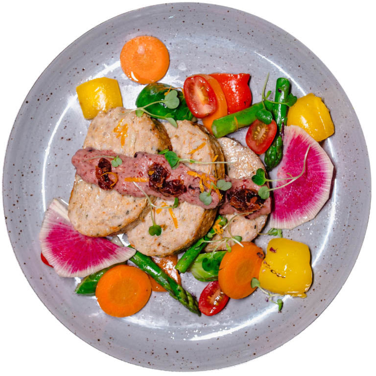 Weight Loss - Turkey Meatloaf with Citrus Cranberry Sauce