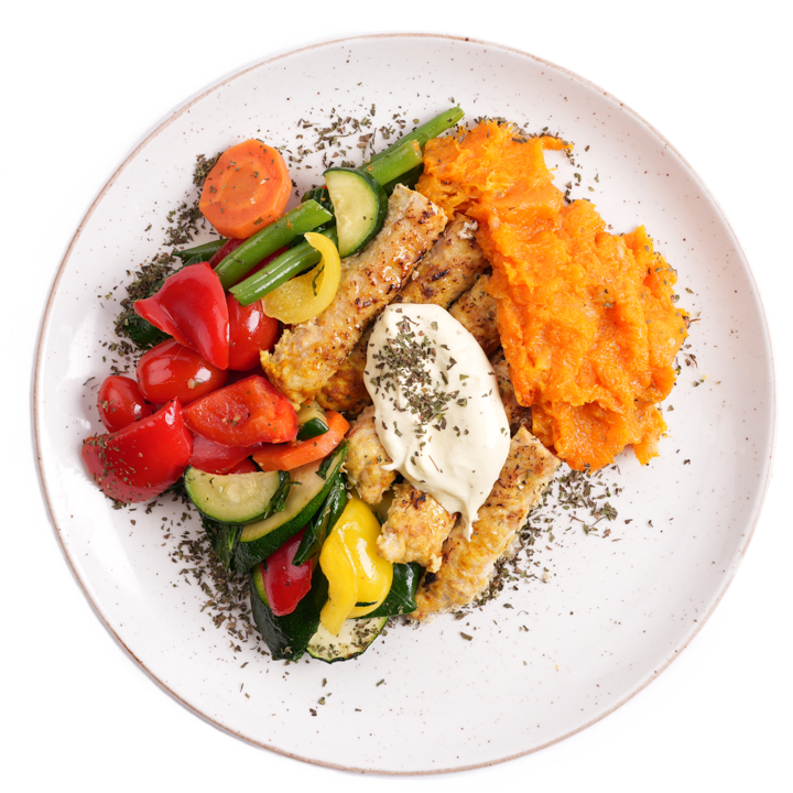 Paleo - Turkey Seekh Kebab with Garlic Mint Sauce