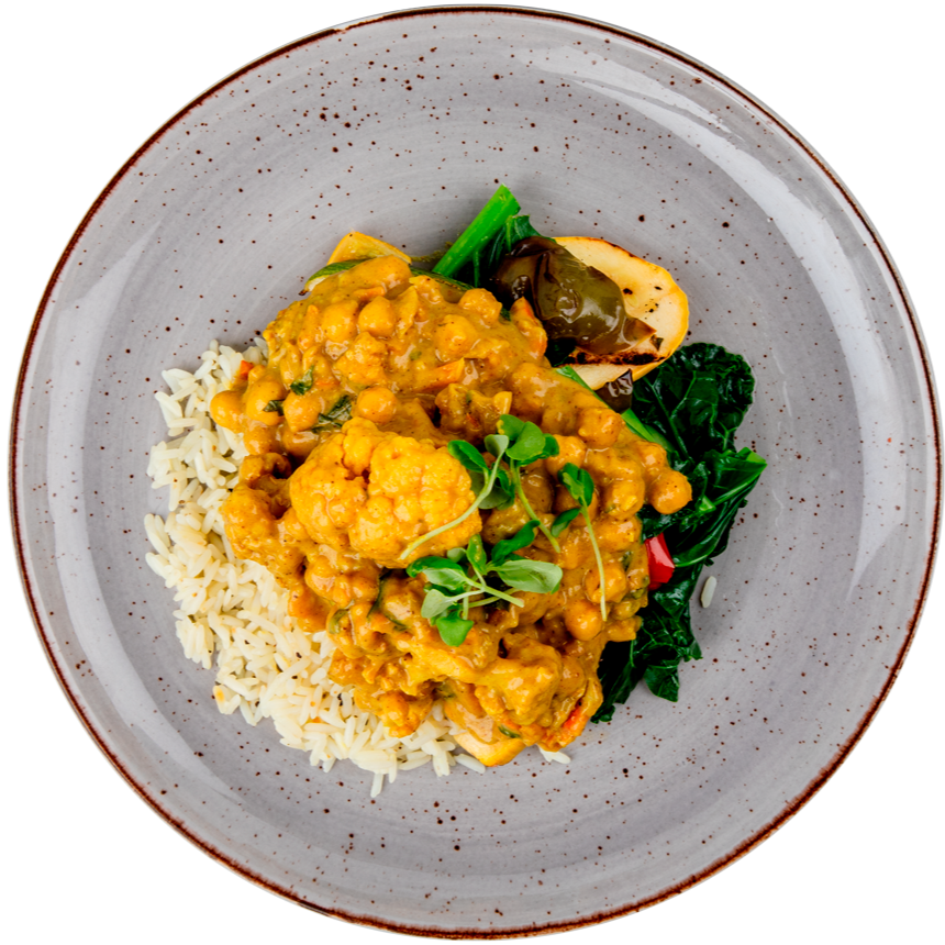 Vegan Butter Chickpeas and Cauliflower Masala – Protein Chefs