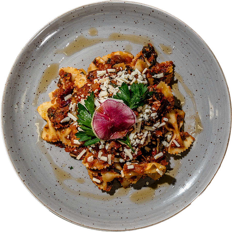 Vegan - Penne Pasta with Roasted Vegetable Ragu