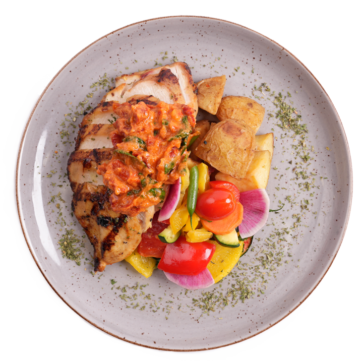 Paleo - Italian Herb Grilled Chicken w/ Coconut Tuscan Sauce