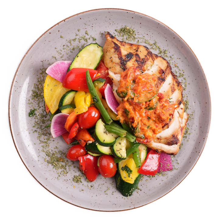 Weight Loss - Italian Herb Grilled Chicken w/ Coconut Tuscan Sauce