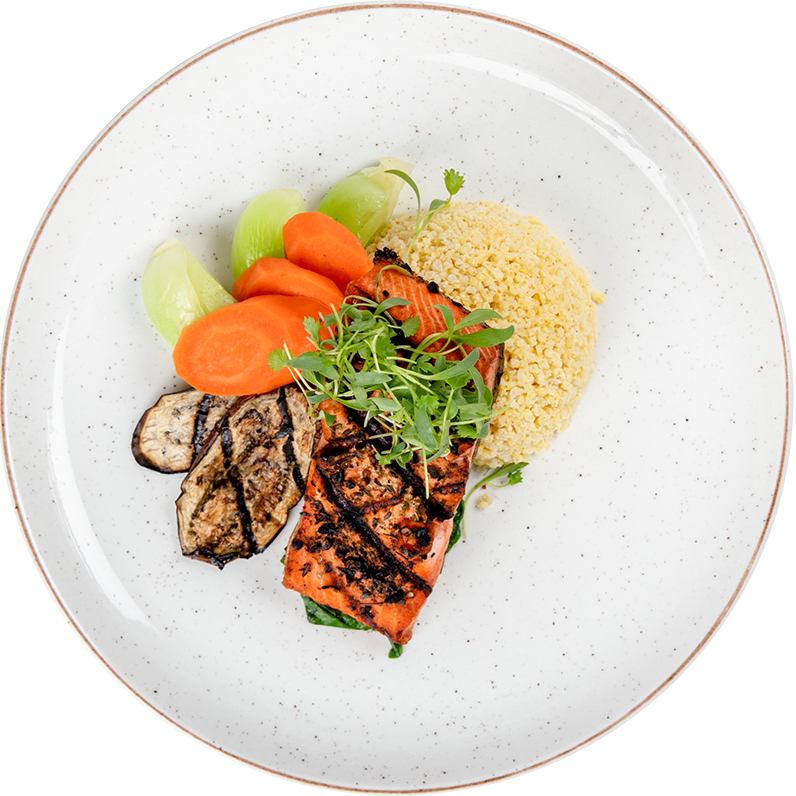 Athlete – Millet Bowl with Salmon & Lemon
