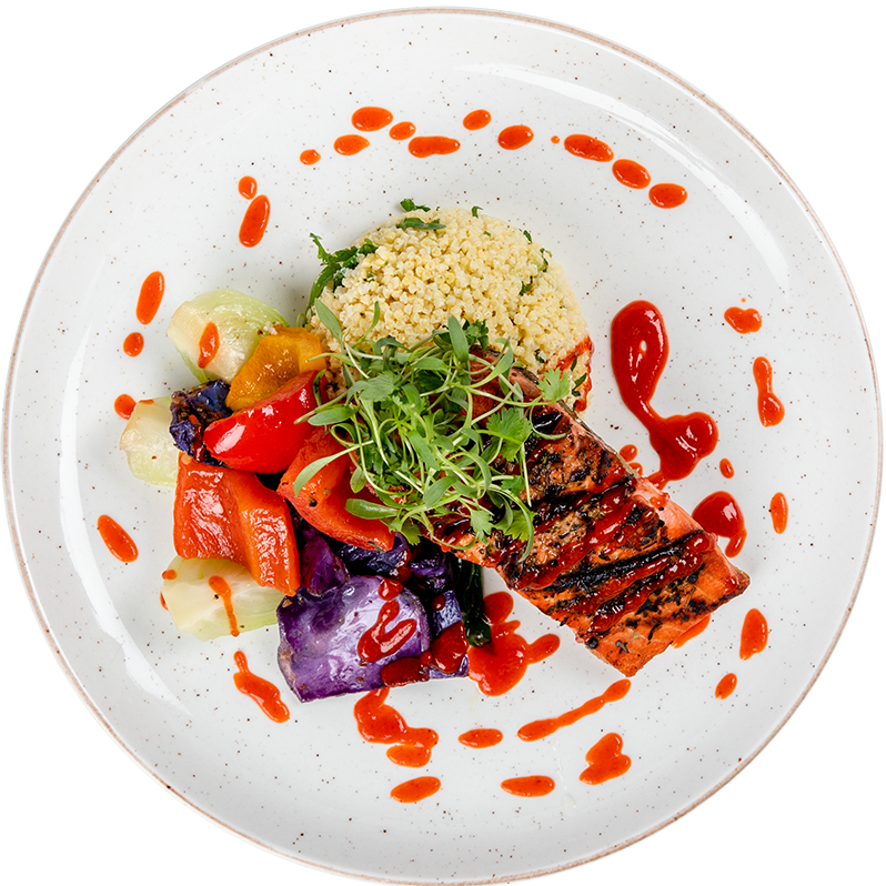 Gourmet - Grilled Sriracha Salmon (Organic Atlantic Salmon)