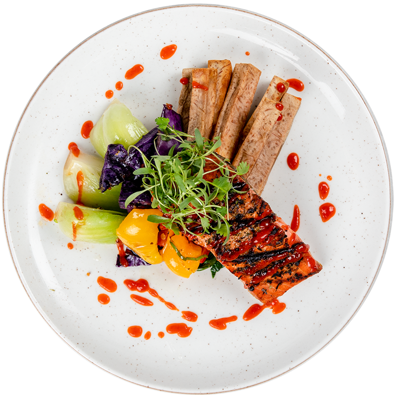 Paleo - Grilled Sriracha Salmon (Organic Atlantic Salmon)