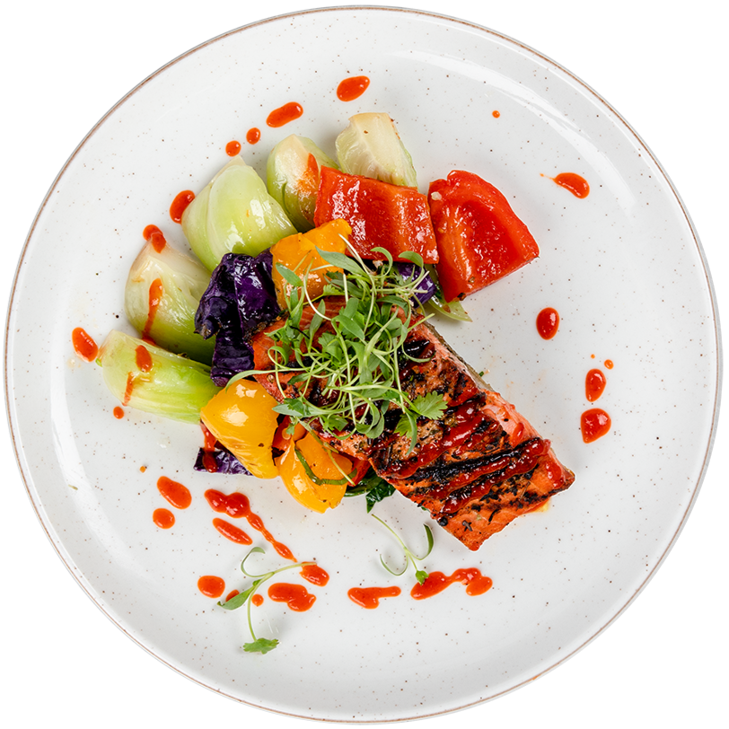 Weight Loss - Grilled Sriracha Salmon (Organic Atlantic Salmon)