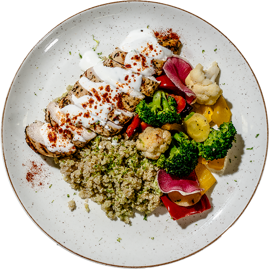 Gourmet XL – Turmeric Chicken with Quinoa & Veggies