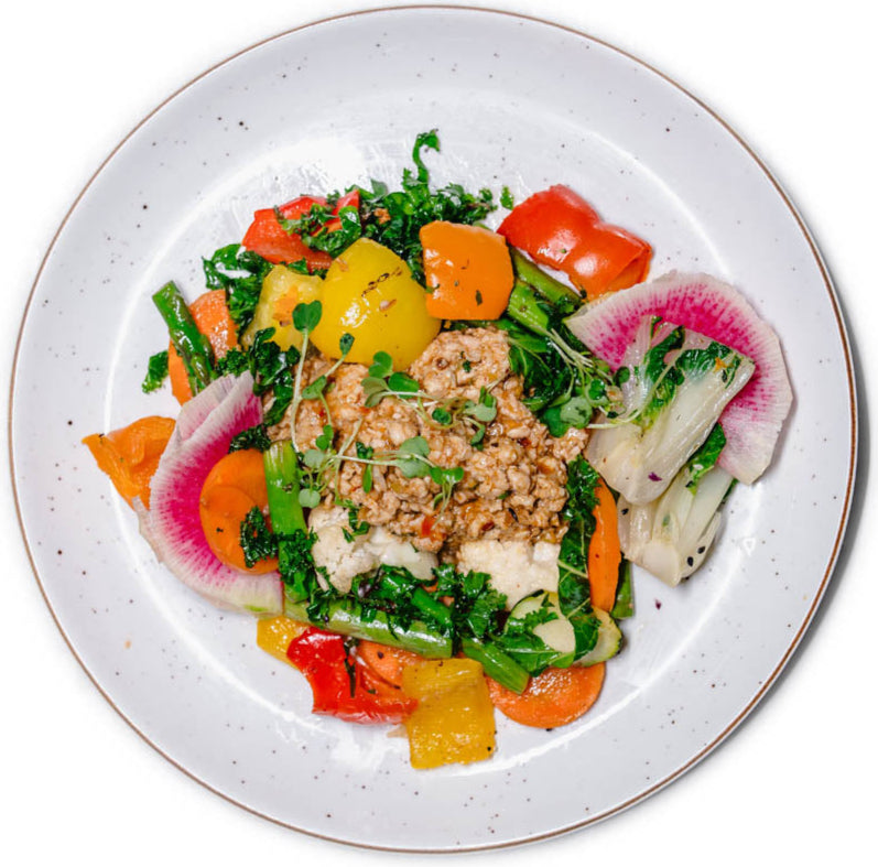 Keto - Sweet and Spicy Turkey with Spicy Roasted Peanuts