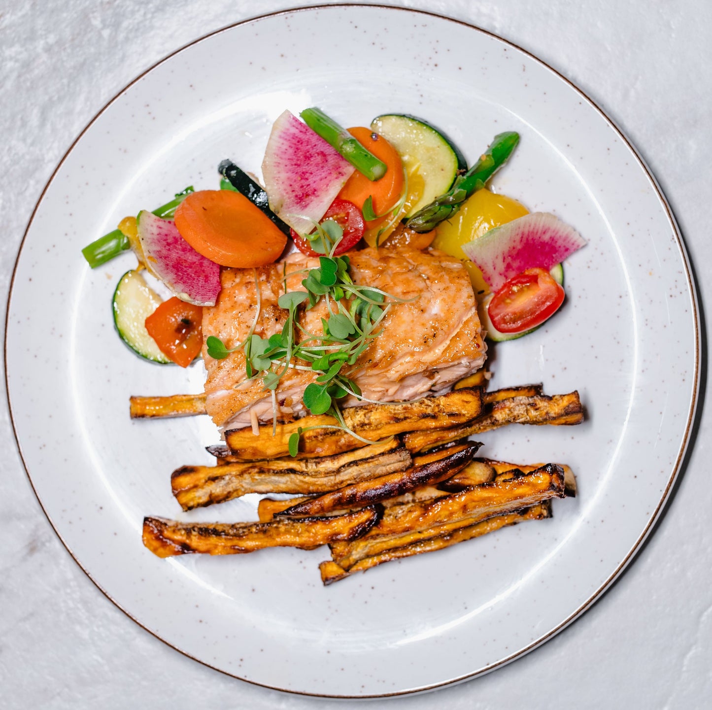Paleo - Pan Seared Salmon with Ponzu Sauce (Organic Atlantic Salmon)