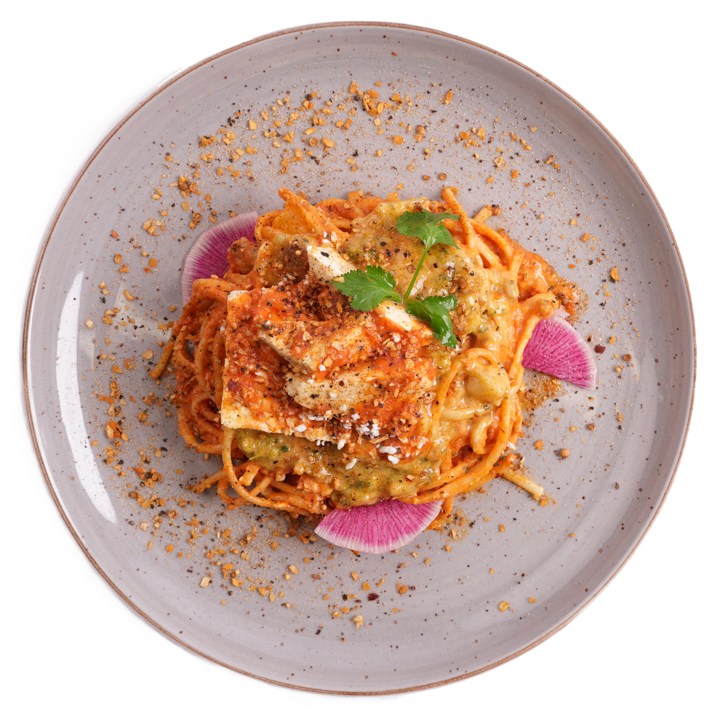Vegan - Coconut Curry Tofu Pasta
