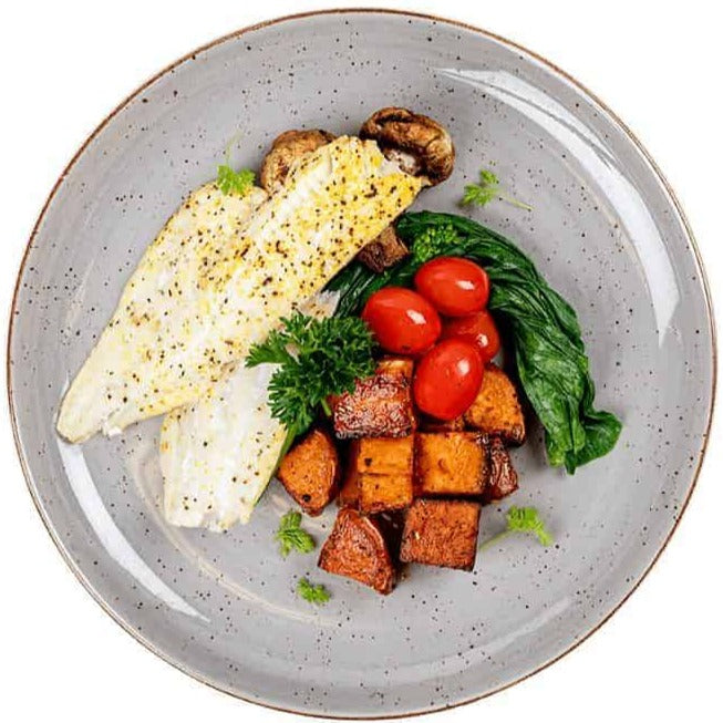 Athlete - Herb & Garlic Cod with Roasted Sweet Potatoes