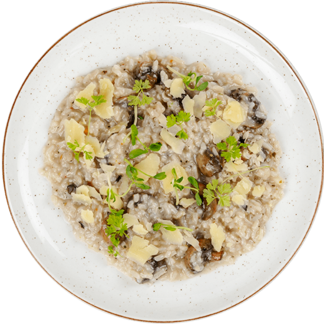 Vegan - Creamy Mushroom Risotto