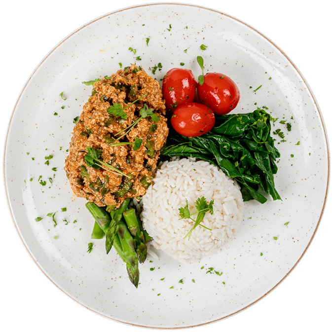 Athlete – Rice Bowl with Lean Ground Turkey & Veggies
