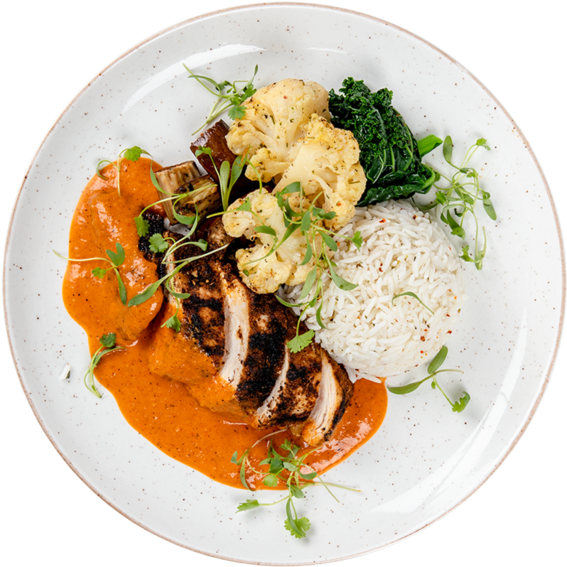 Gourmet - Grilled Chicken Tikka Masala w/ Tikka Coconut Sauce