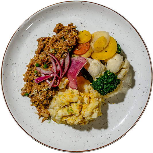 Gourmet - Keema Curry w/ Pickled Onions and Lemon Zest