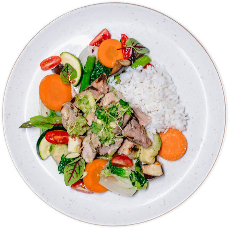 Gourmet - Chili Lemongrass Chicken w/ Ginger Scallion Sauce