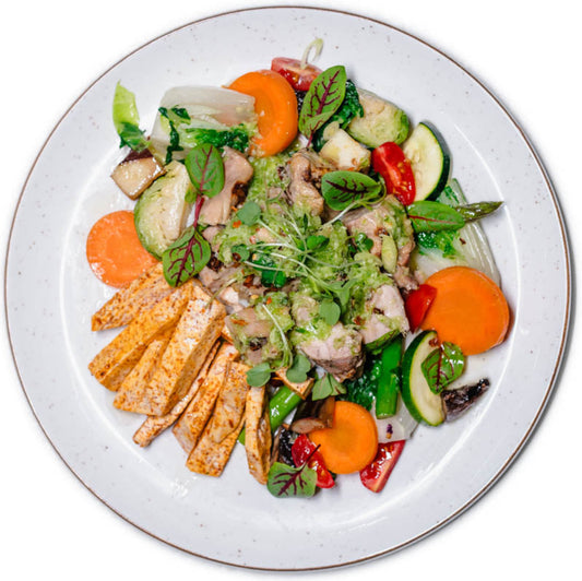 Paleo - Chili Lemongrass Chicken w/ Ginger Scallion Sauce