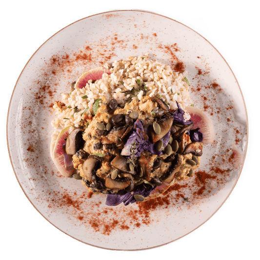 Vegan - Creamy Mushroom & White Bean Stroganoff