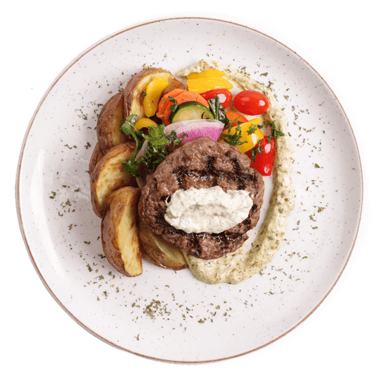 Family Meal - Hamburger with Gribiche Sauce