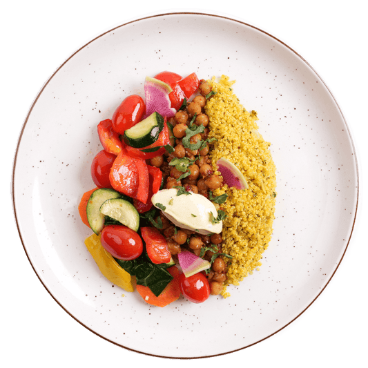 Vegan - Chickpea Shawarma Bowl with Tahini Sauce