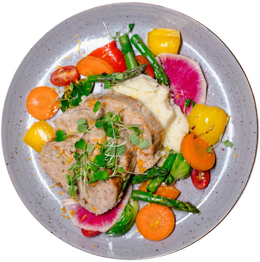 Athlete – Lean Ground Turkey with Mashed Potatoes & Spiced Vegetables