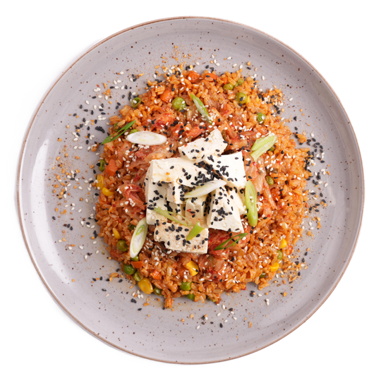 Vegan - Kimchi Fried Rice with Tofu