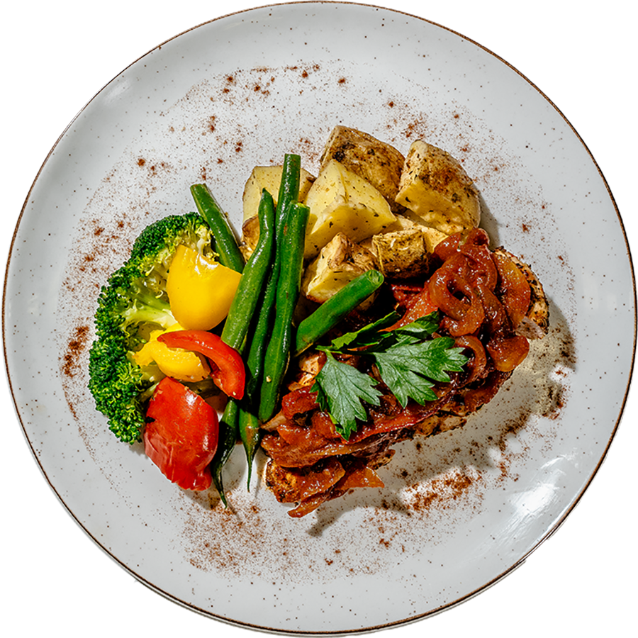 Gourmet - Hungarian Grilled Chicken with Paprikash Sauce