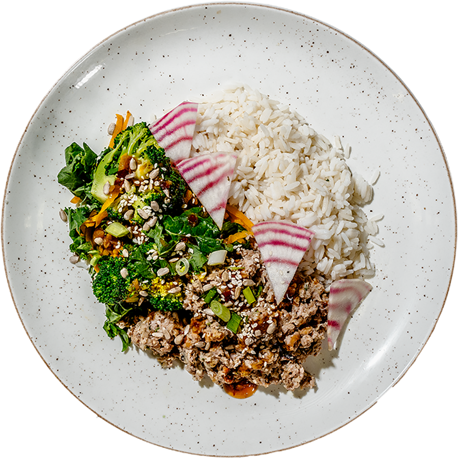 Vegan - Organic Sesame Impossible Meat Bowl