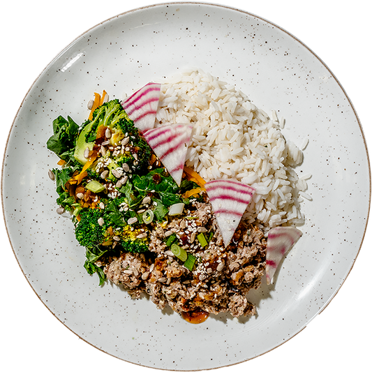 Vegan - Organic Sesame Impossible Meat Bowl