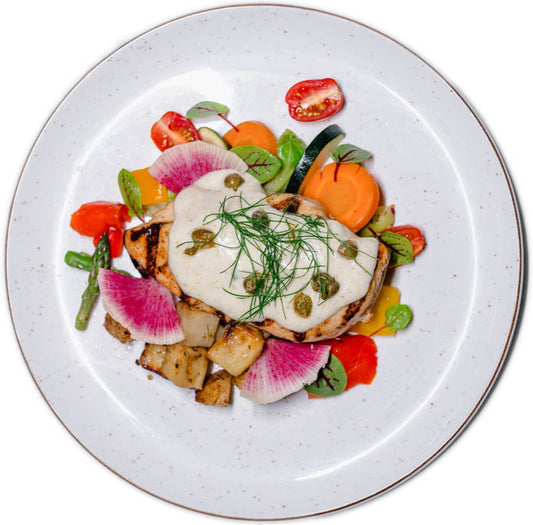 Gourmet XL - Grilled Chicken Piccata with Lemon Caper Sauce