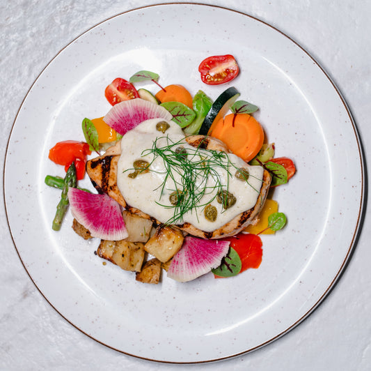 Paleo - Grilled Chicken Piccata with Lemon Caper Sauce