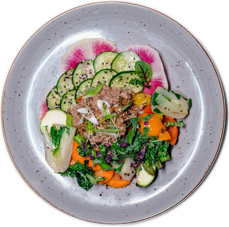 Keto - Yakiniku Beef w/ Sesame Cucumber Salad