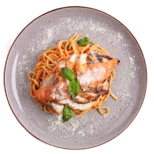 Family Meal - Italian Grilled Chicken Parmesan & Linguini