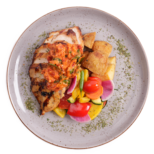 Paleo - Italian Herb Grilled Chicken w/ Coconut Tuscan Sauce