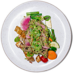 Gourmet - Marinated Chimichurri Steak w/ Red Pickled Onions