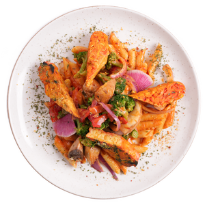 Vegan - Tempeh Penne Primavera
