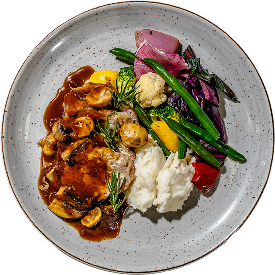 Paleo - Turkey Salisbury Steak and Mushroom Gravy