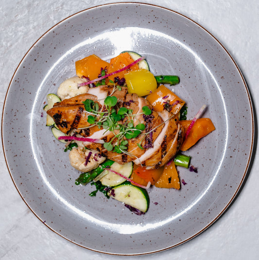 Keto - Marinated Dak Bulgogi Chicken Breast with Sesame Seeds