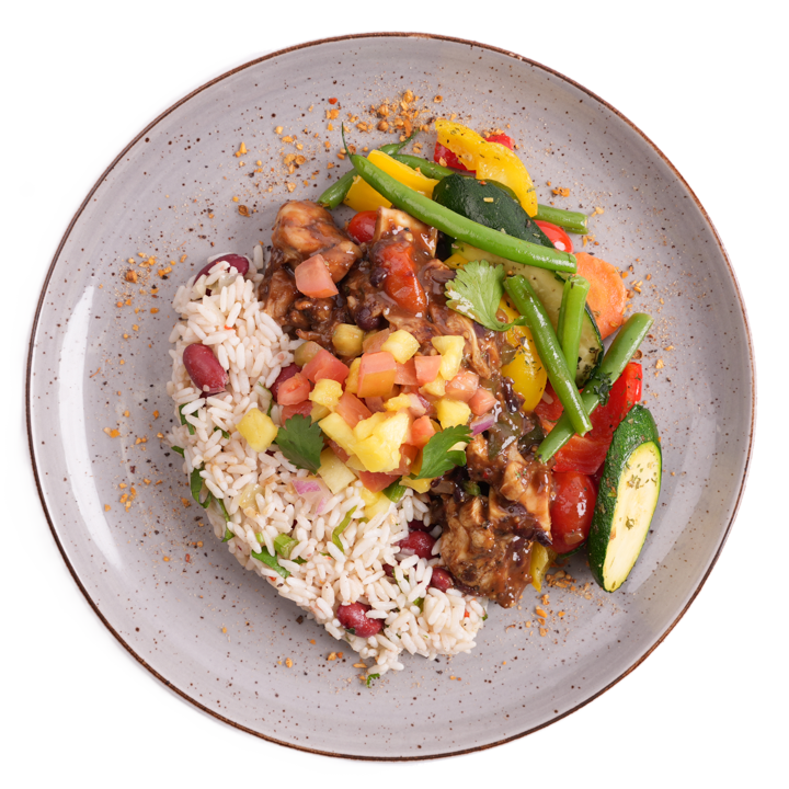 Family Meal - Jerk Chicken with Pineapple Salsa