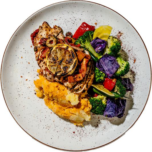 Paleo - Moroccan Grilled Chicken w/ Chermoula and Grilled Lemon
