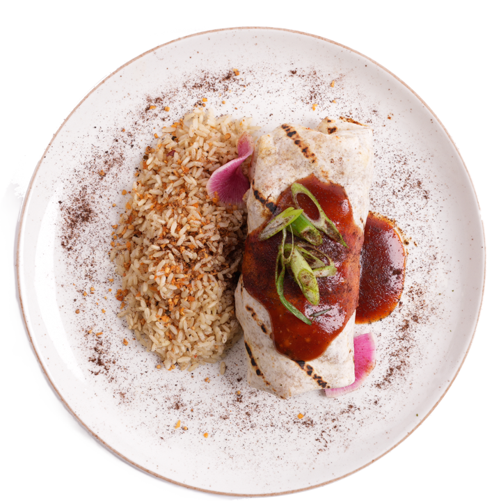Gourmet XL - Pulled Chicken Enchiladas w/ Guajillo Sauce