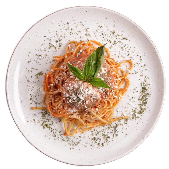 Gourmet XL - Spaghetti Classic Meatballs with Tomato Sauce and Parmesan Cheese