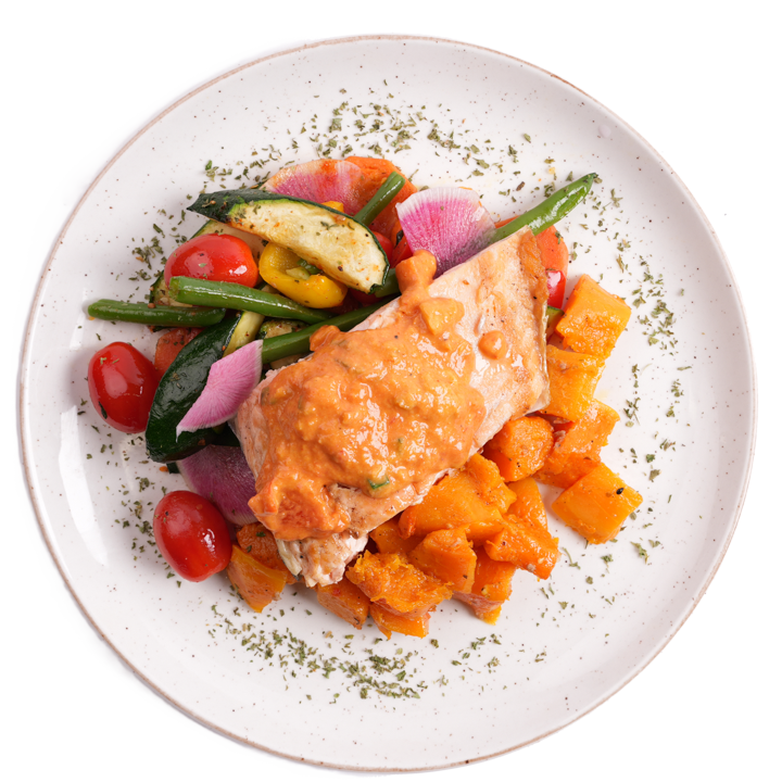 Paleo - Creamy Butter Tuscan Salmon (Organic Atlantic Salmon)