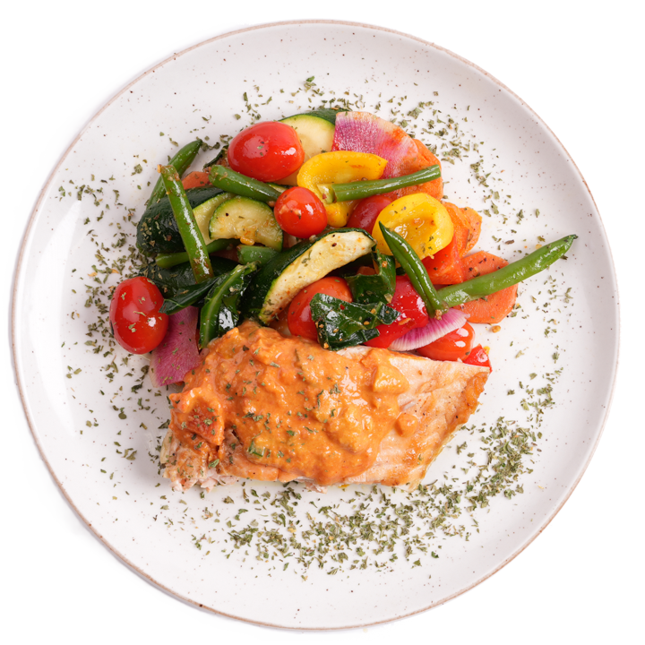 Weight Loss -Creamy Butter Tuscan Salmon (Organic Atlantic Salmon)