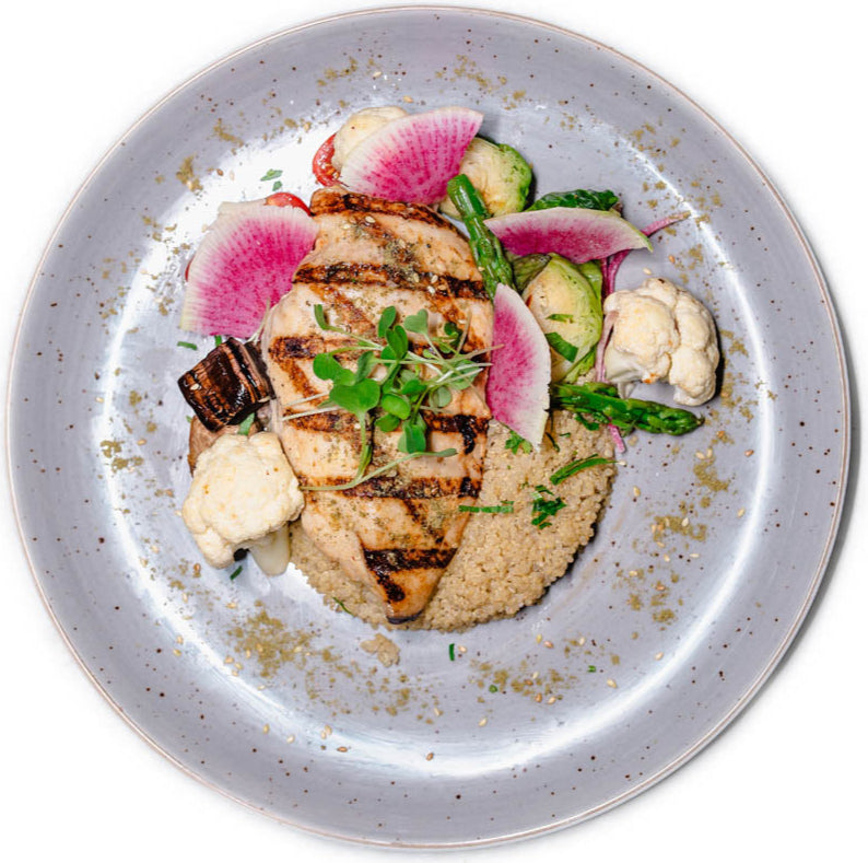 Gourmet - Marinated Grilled Chicken with Za'atar Sauce